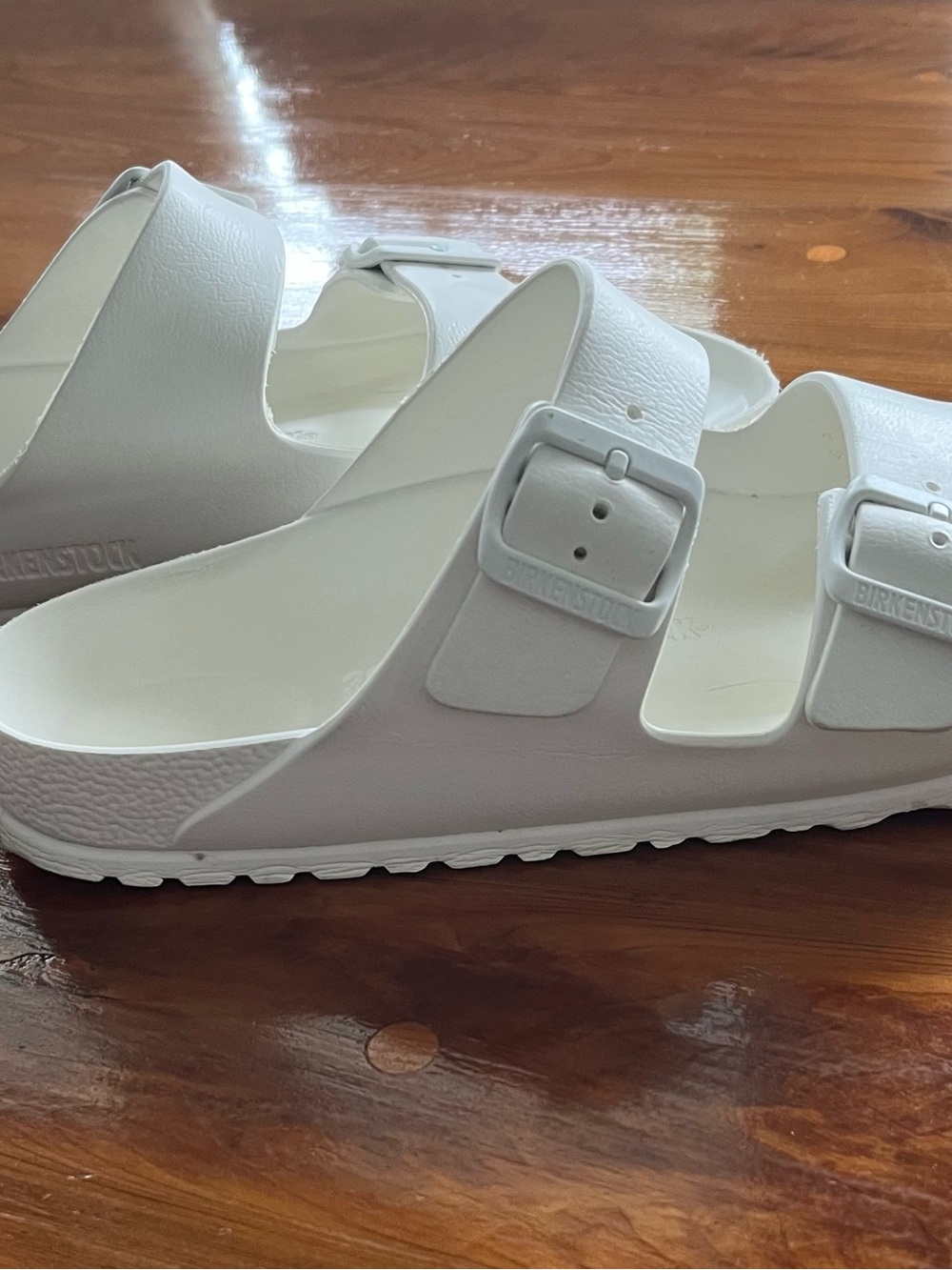 Birkenstock Ladies White Arizona Eva Sandals